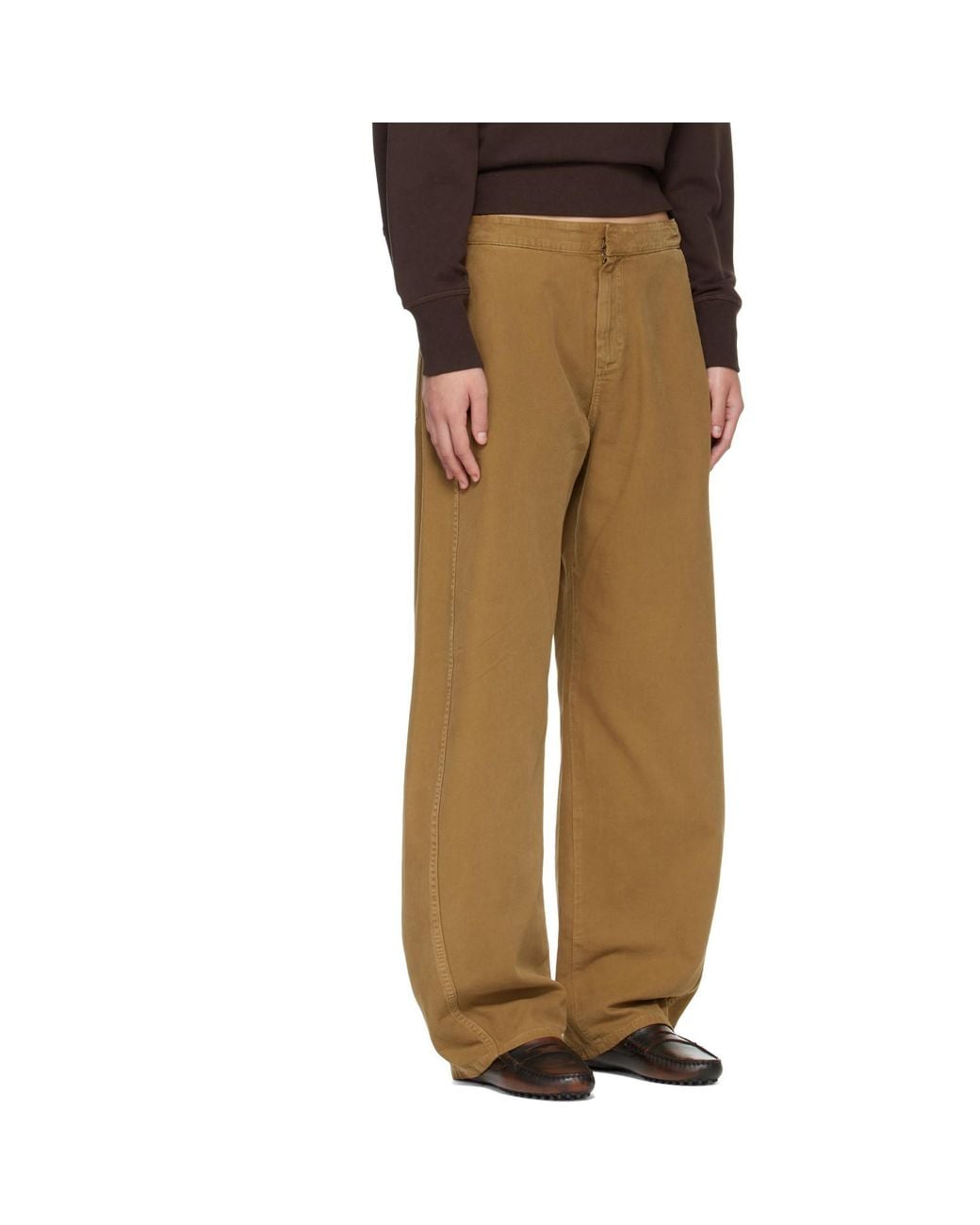 Rag & Bone Metallic Solid-Color Casual Trousers