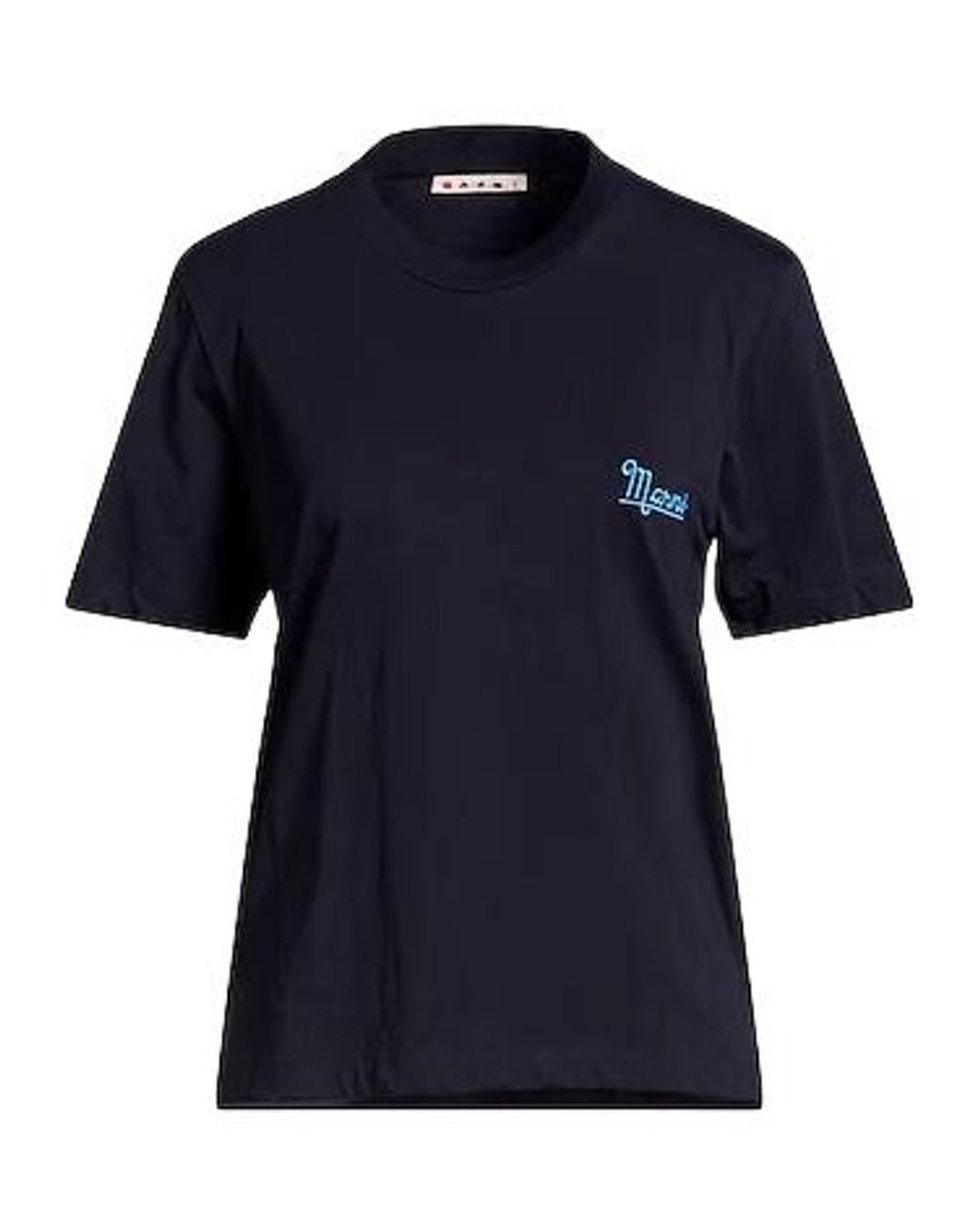 Marni Blue Basic Solidcolor Tshirt