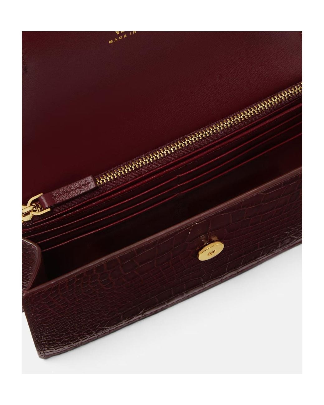 Versace Red Medusa '95 Chain-Linked Clutch Bag