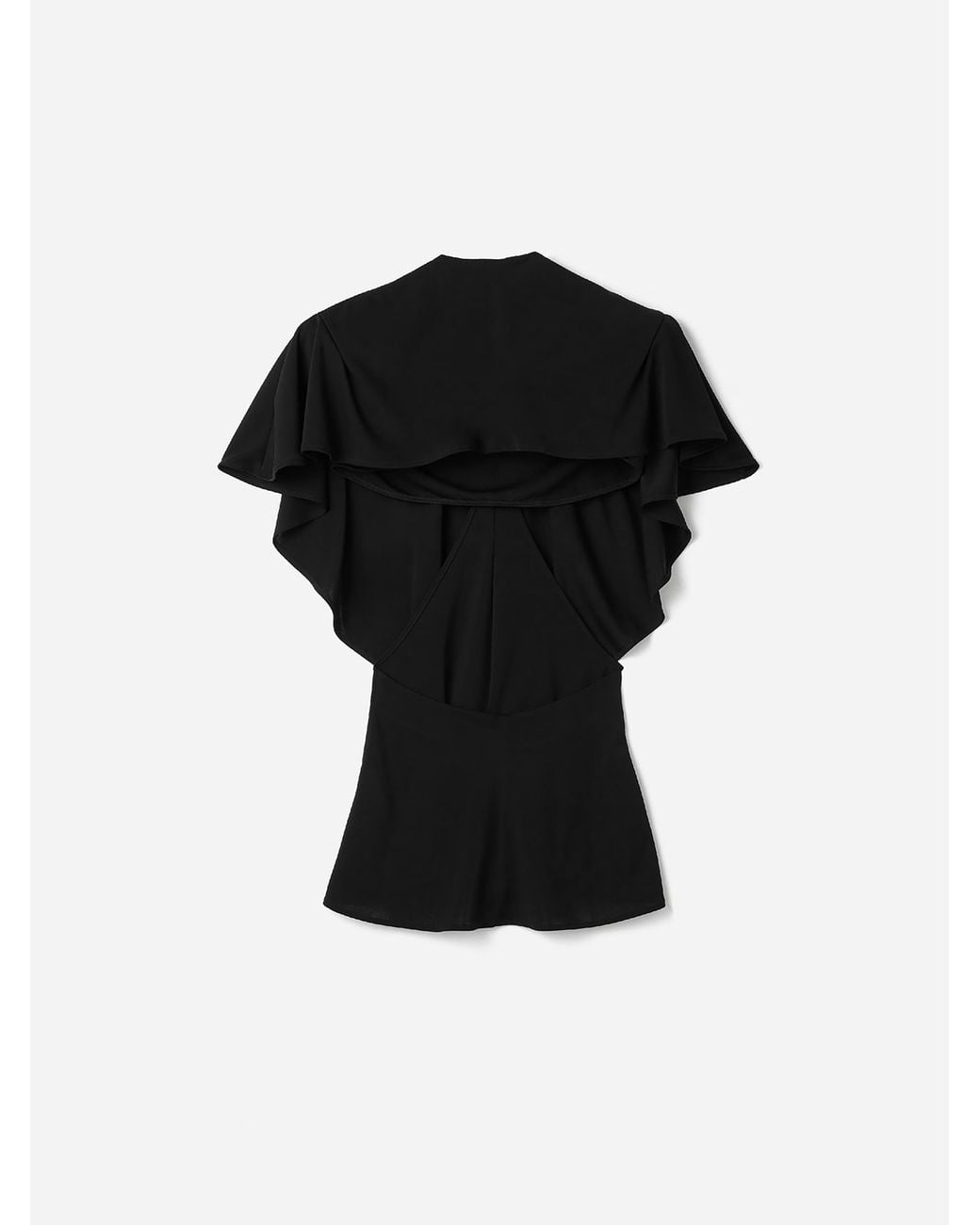Jacquemus Black Le Haut Pisco Draped Top