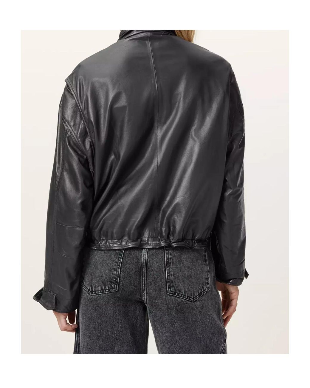 AllSaints Black Moto Jacket