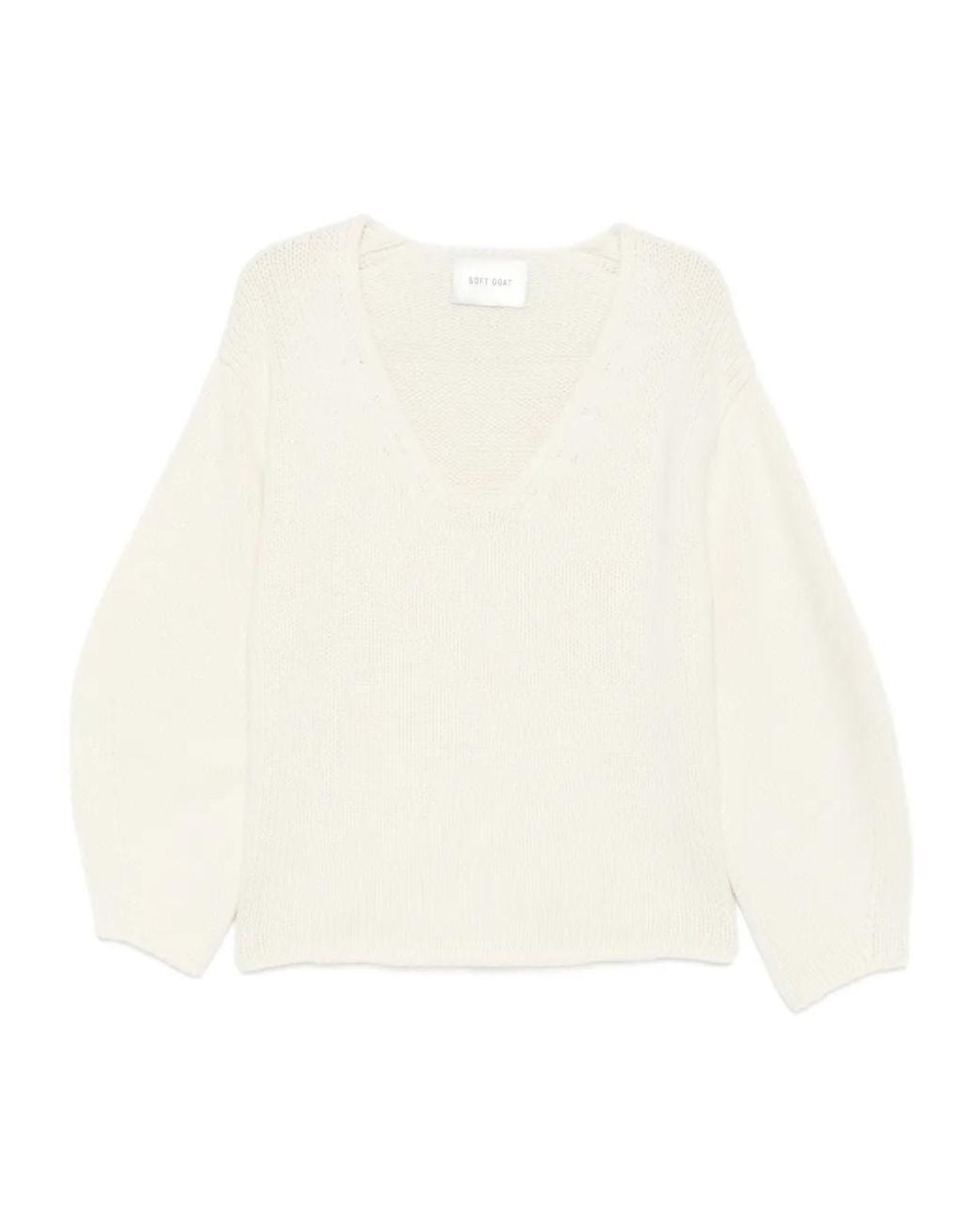Soft Goat White Spaghetti-Strap Cashmere Top