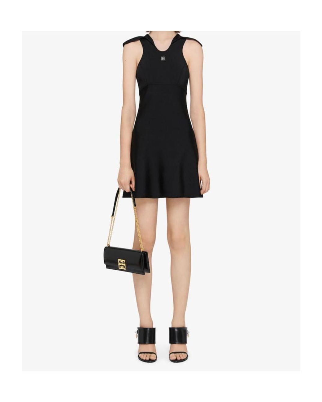 Givenchy Black Sailor-Collar Dress