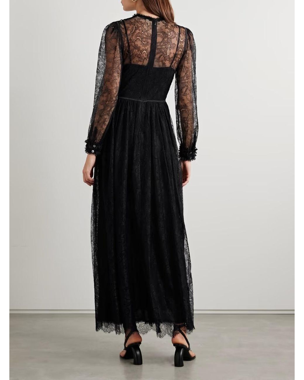 Ulla Johnson Black Lace Dress