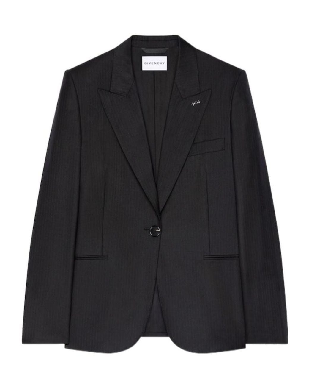 Givenchy Black Single-Breasted Jacket