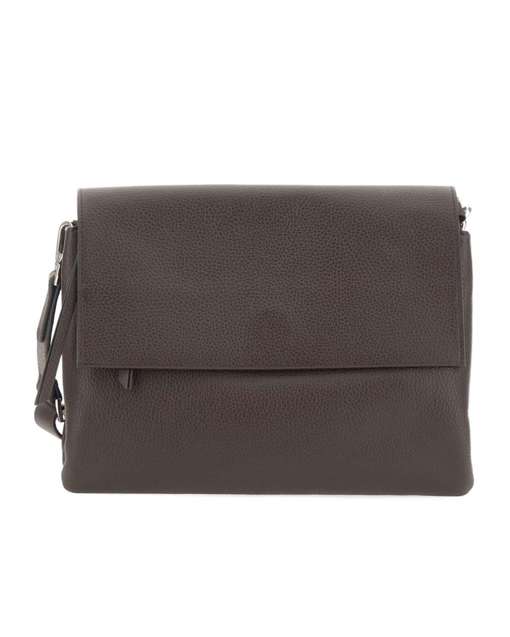 Gianni Chiarini Brown Three Flap Shoulder Bag