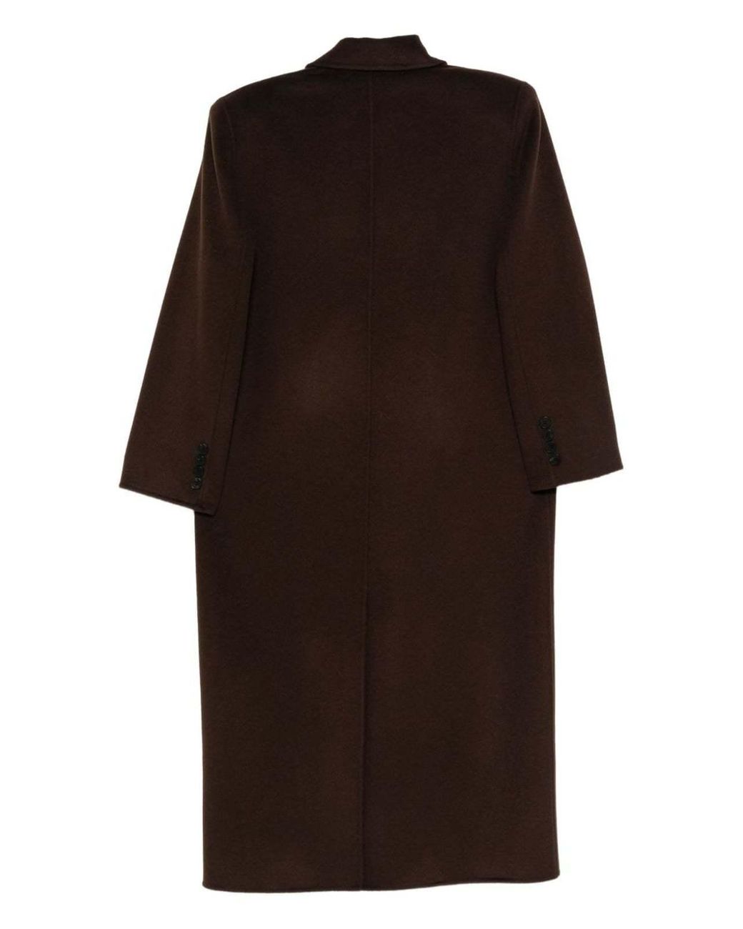Frankie Shop Black Gala Oversized Double-Breasted Coat