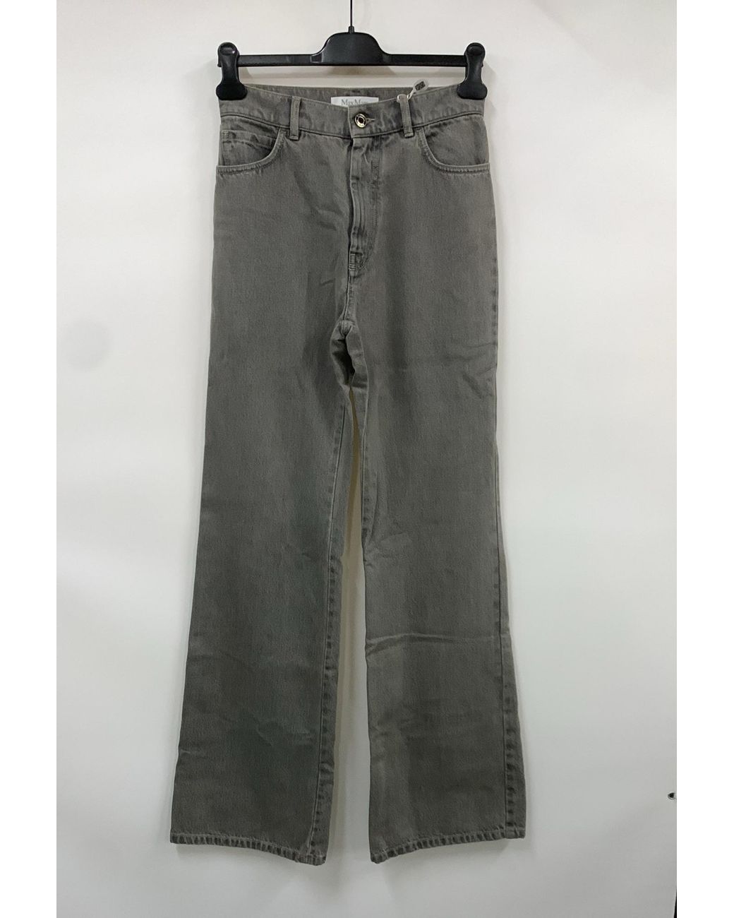 Max Mara Gray Flared Jeans
