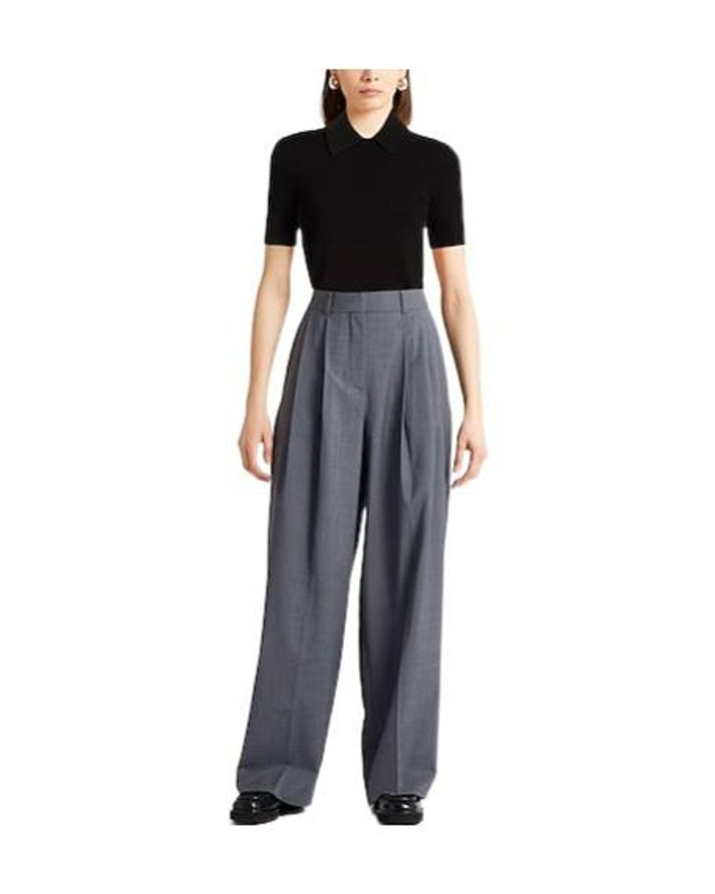 Tory Burch Black Plain Colour Jumpers