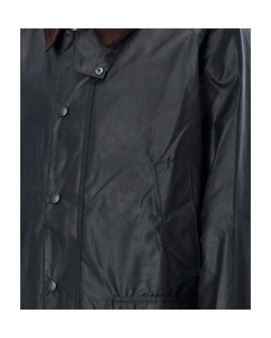 Barbour Black Long-Sleeved Casual Jacket for men