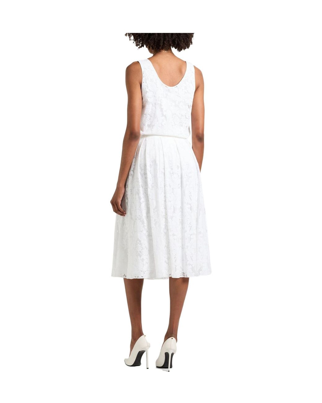 Max Mara White Midi Skirts