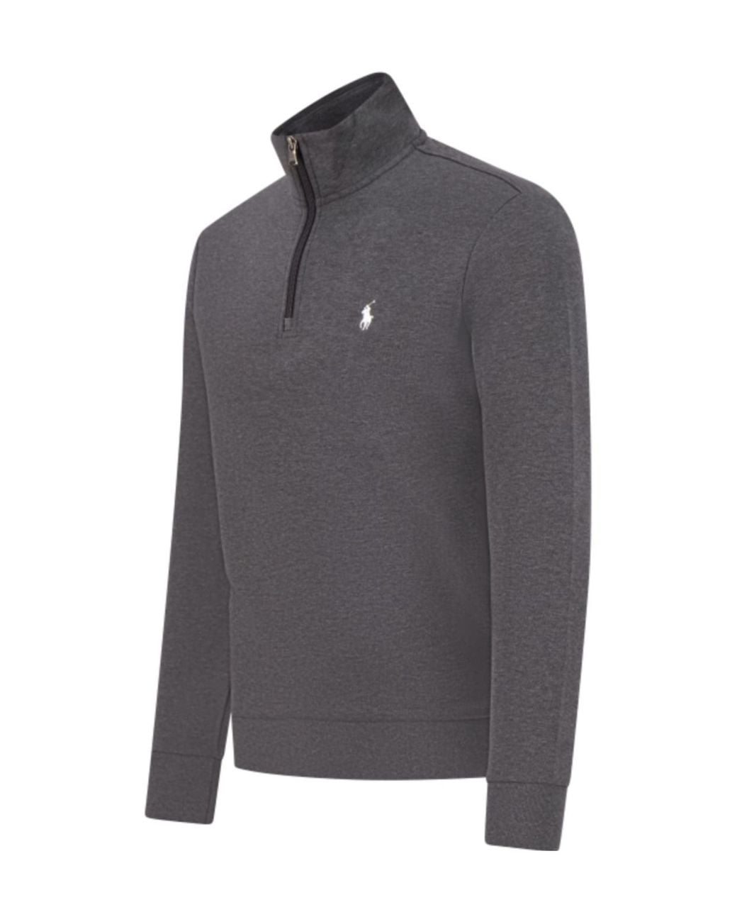 Polo Ralph Lauren Gray Blended Turtleneck Sweatshirt for men