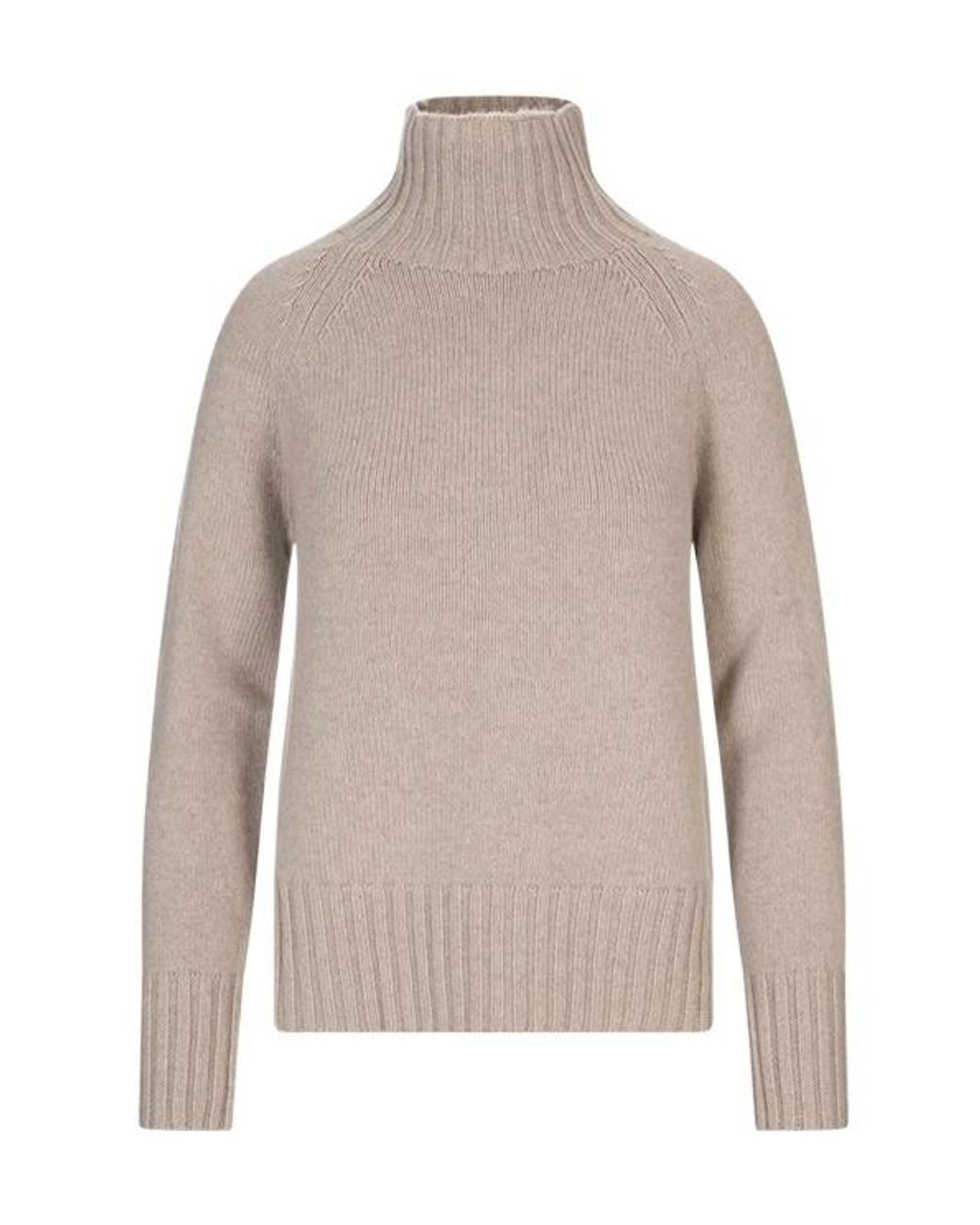 Max Mara Gray Smmmantova High Neck Knitted Jumper