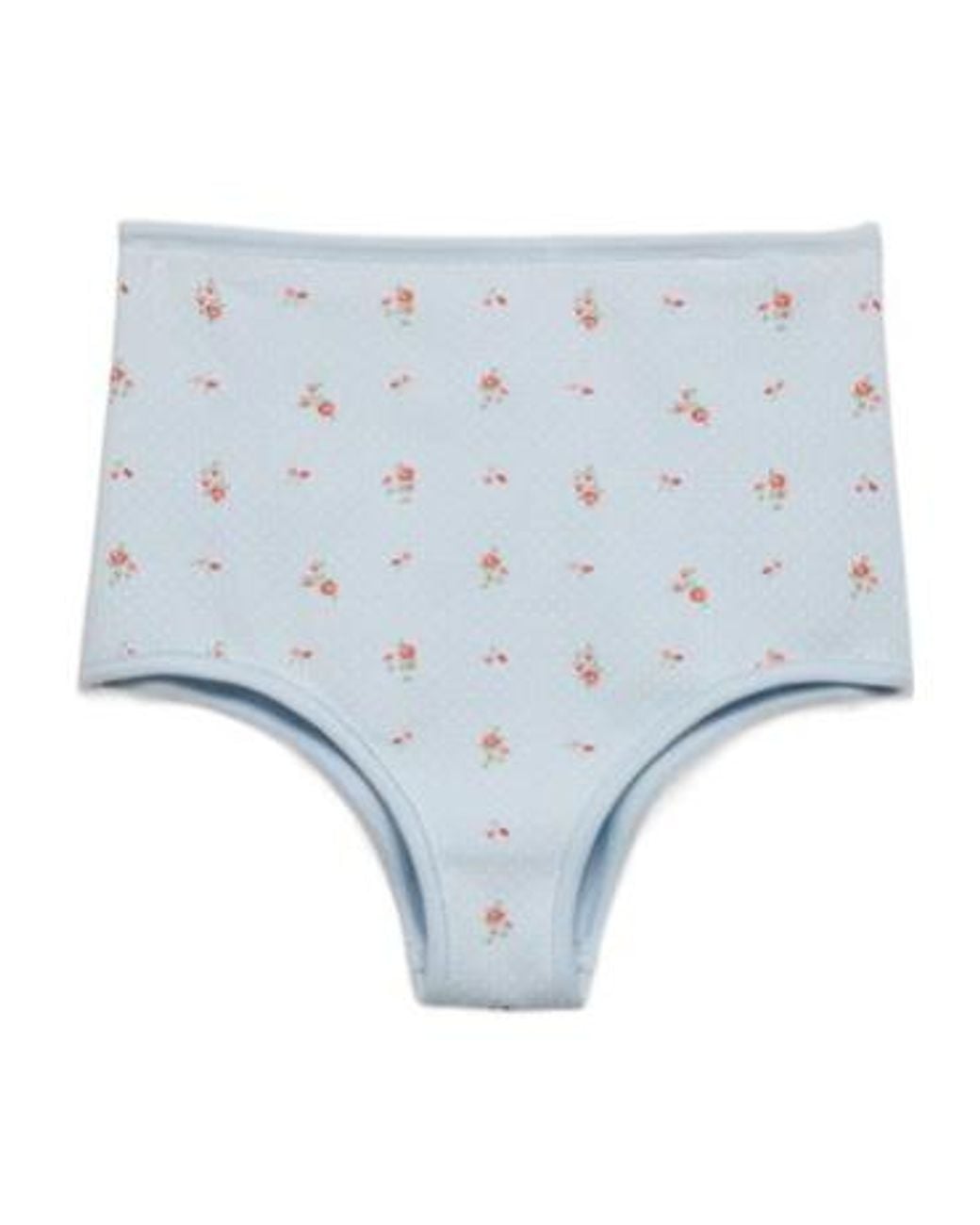 Prada Blue Printed High-Rise Briefs
