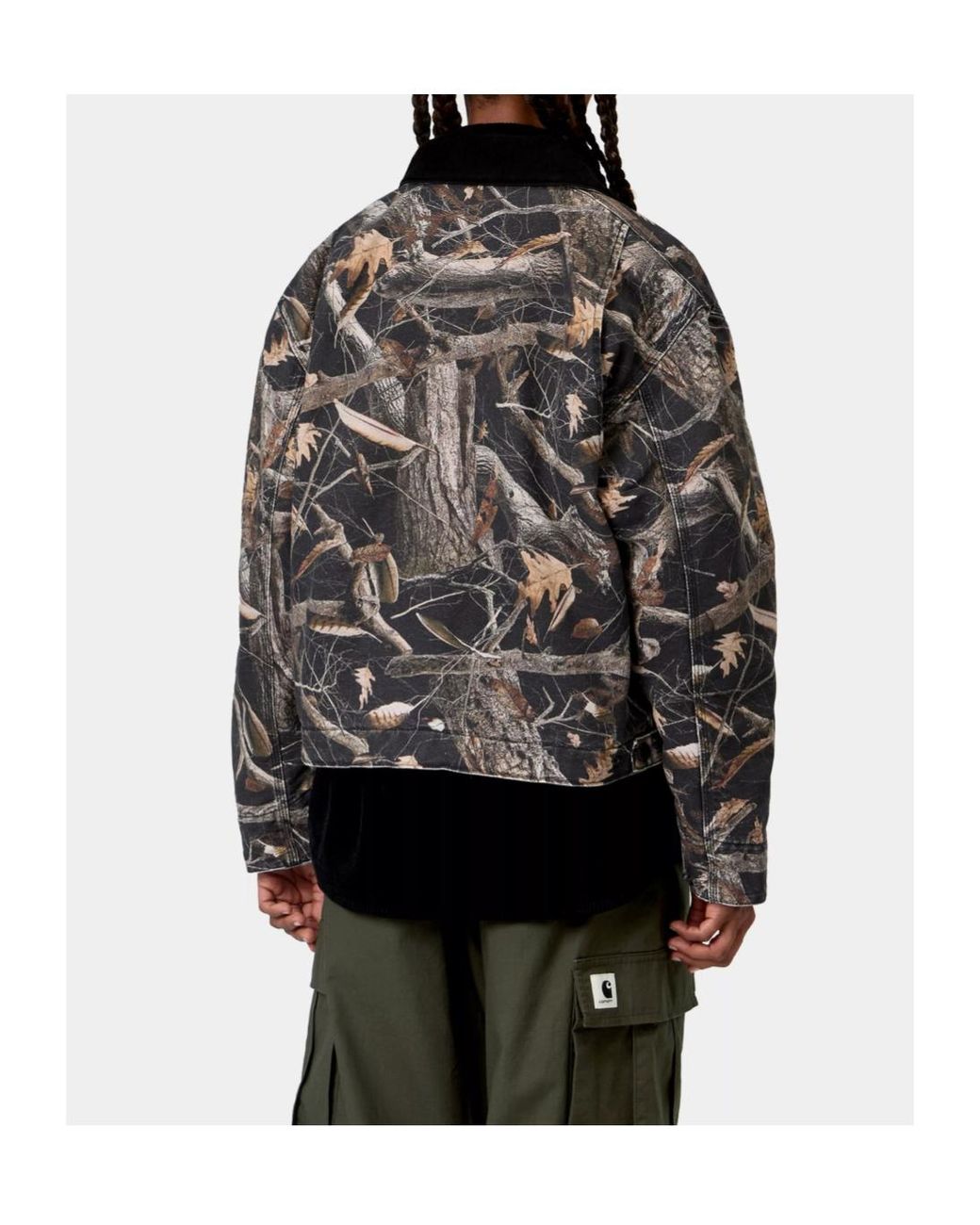 Carhartt Blue Og Detroit Patterned Jacket