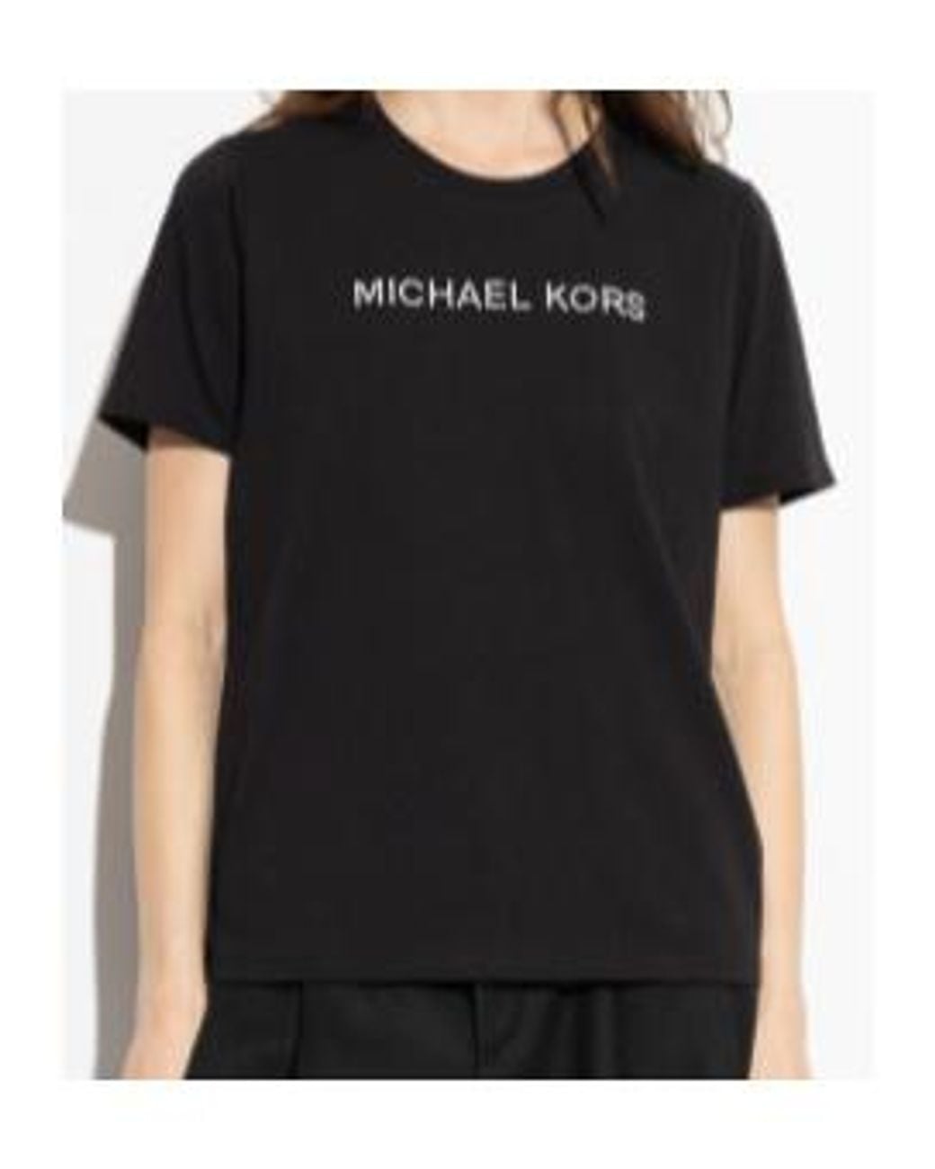 MICHAEL Michael Kors Black T-Shirt With Logo