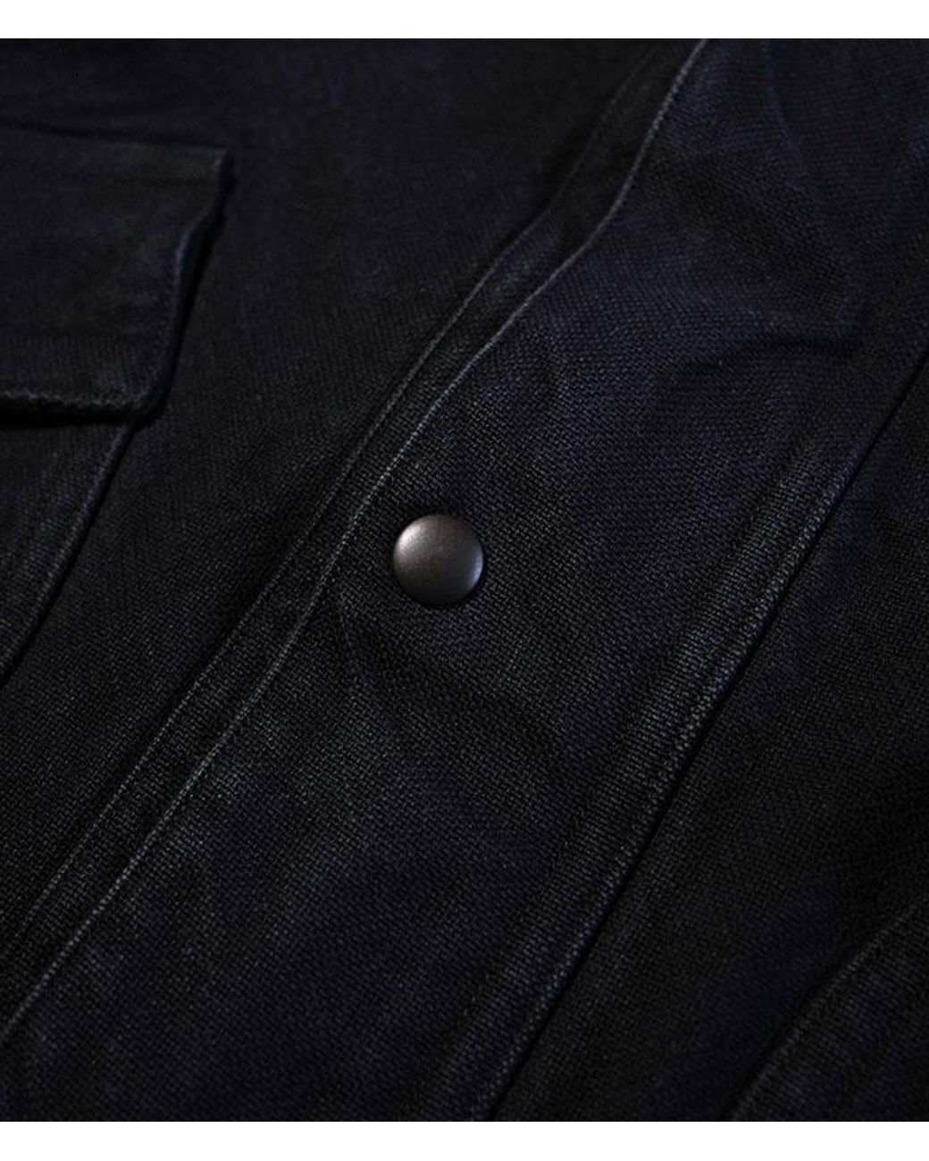 A.PRESSE Black Retro Collared Jacket for men