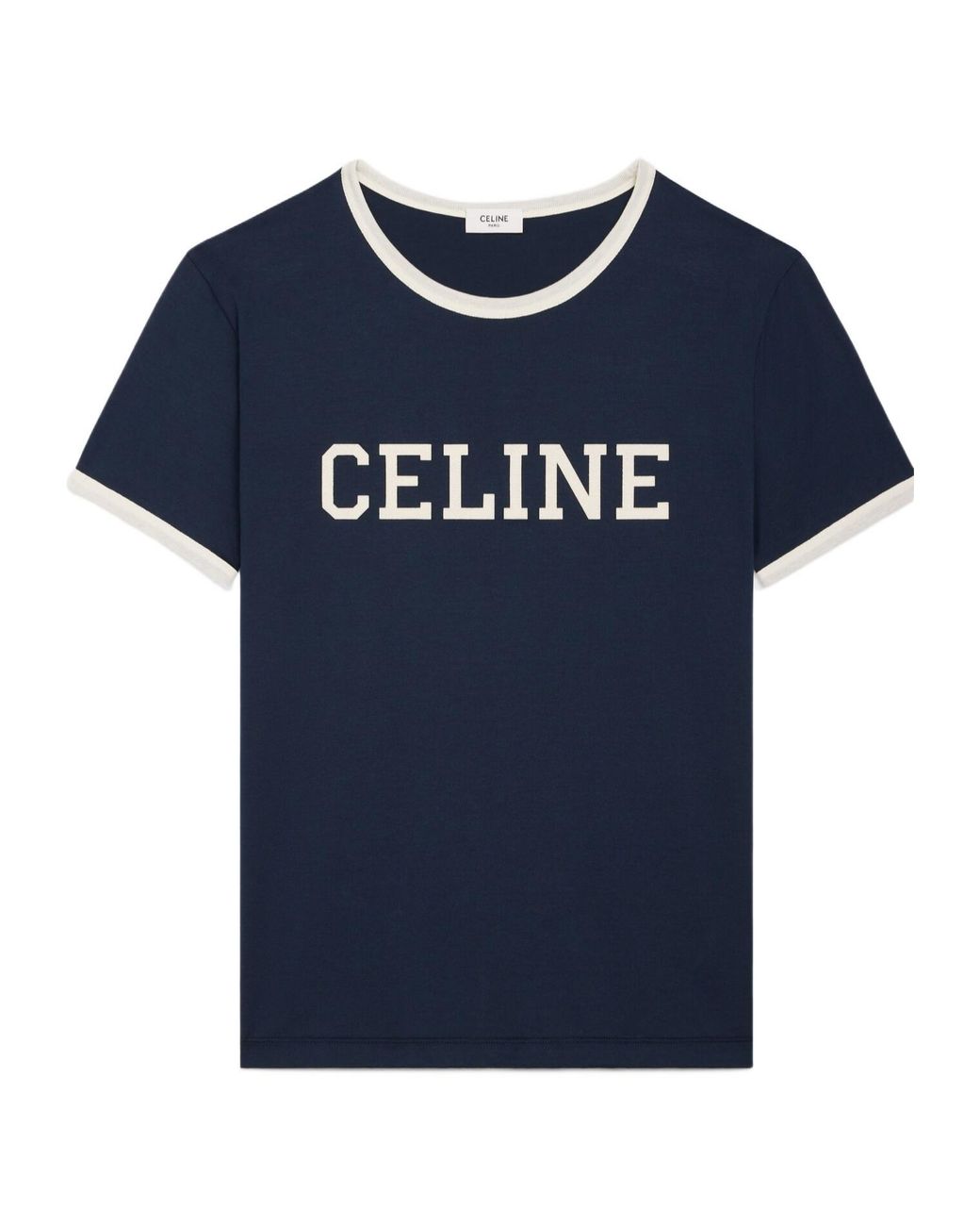 Celine Regular T-Shirt in Blue for Men | Lyst