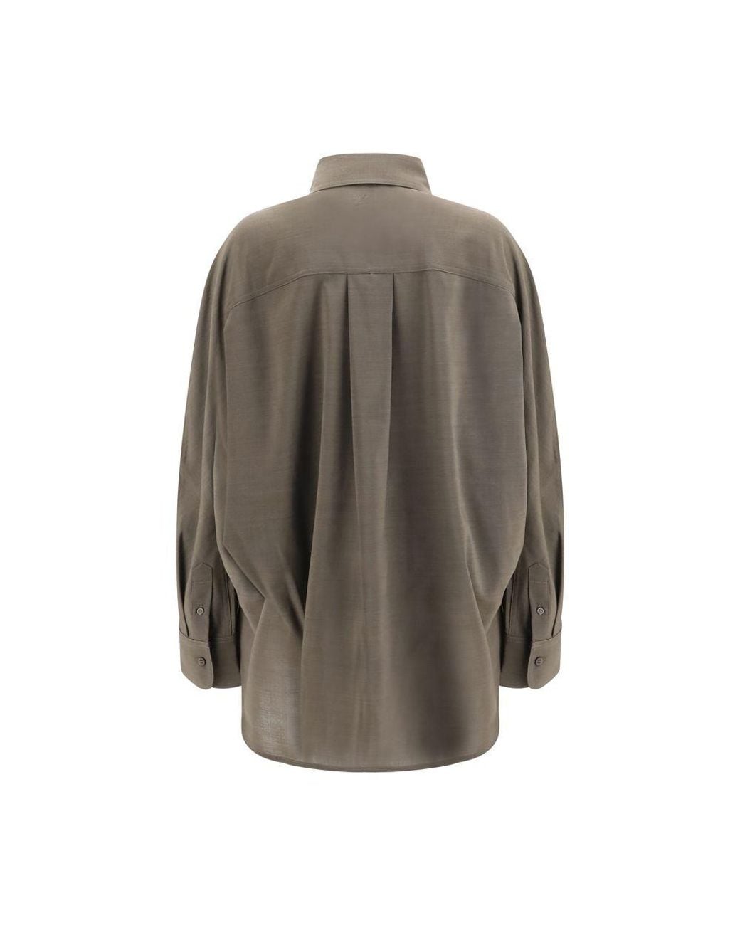 Jacquemus Gray Long-Sleeved Buttoned Shirt