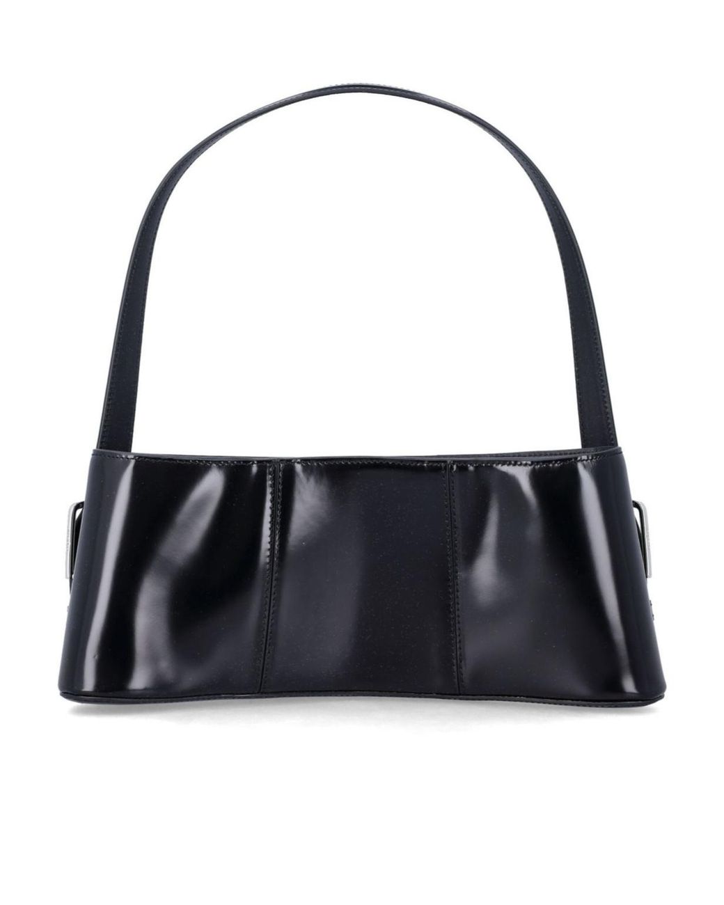 Coperni Black Ergonomic Buckle Shoulder Bag