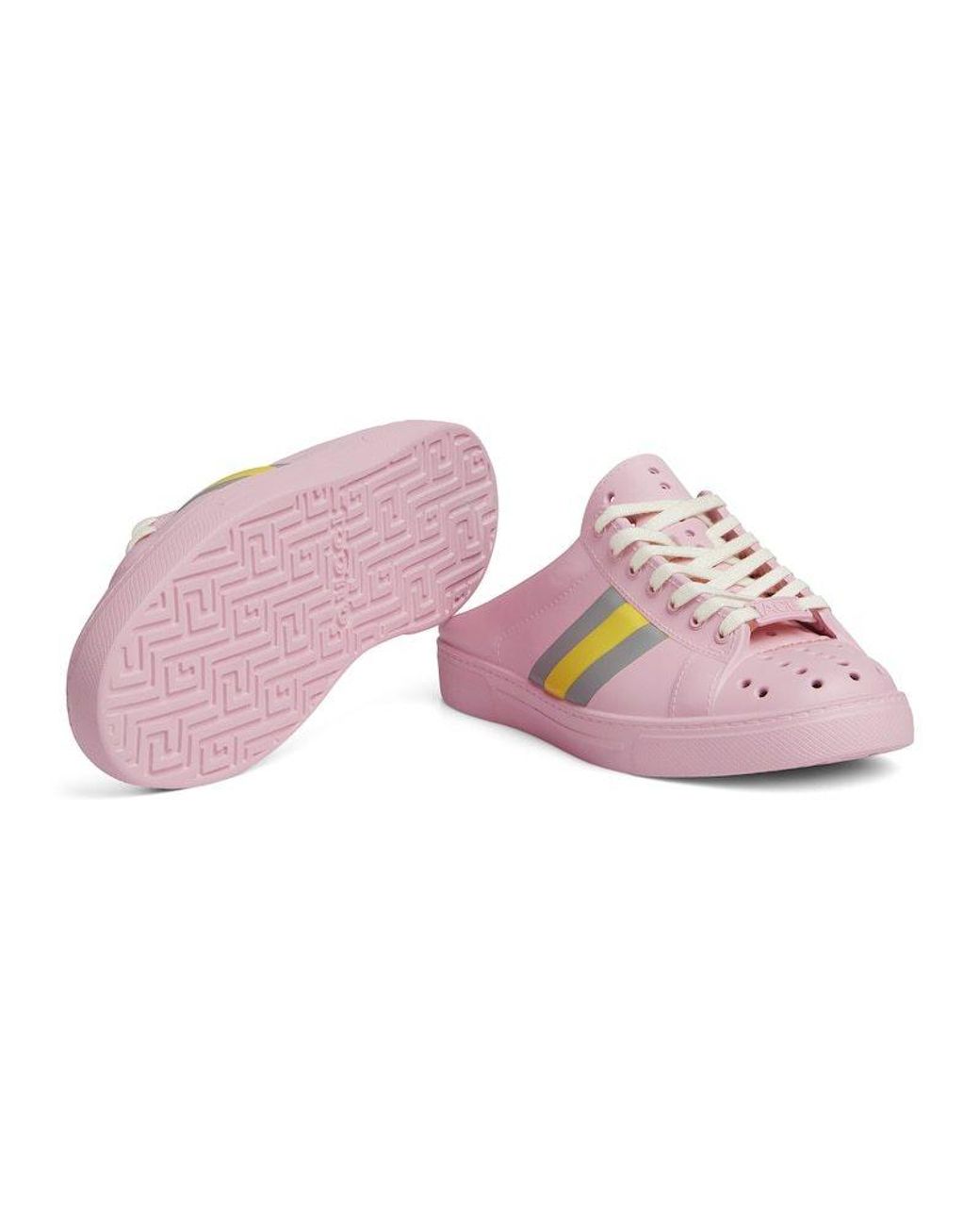 Gucci Pink Ace Mules