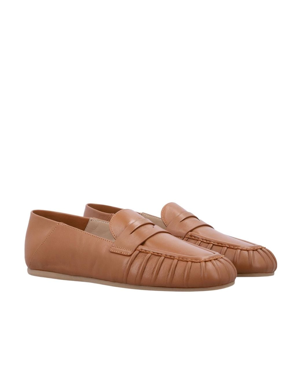Stuart Weitzman Brown Brooks Loafer
