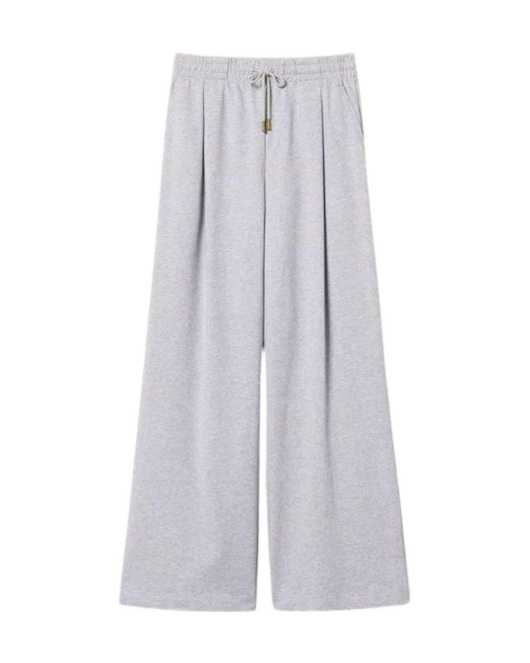 Twinset Purple Drawstring Trousers