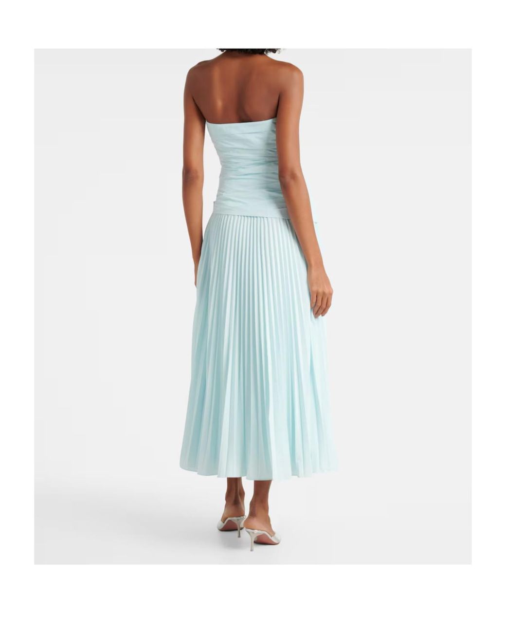 Jonathan Simkhai Blue Tube Top Dress