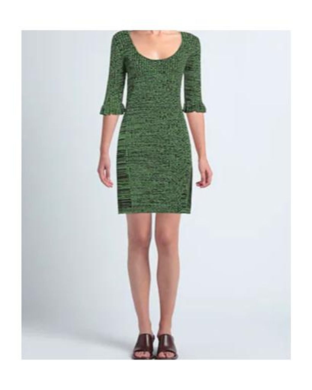 Ganni Green Sheath Dresses