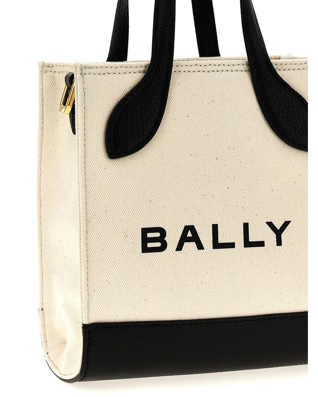 Bally Natural Bar Mini Keep On Tote Bag