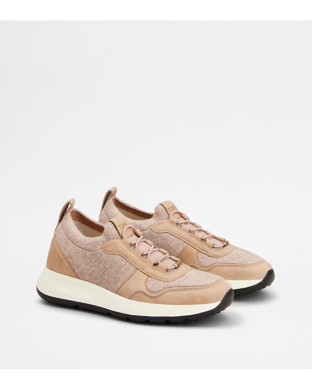 Tod's Natural Dot Socks Sneakers