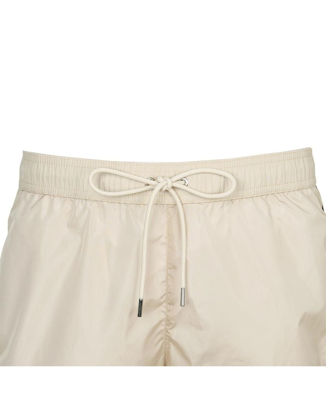 Moncler Natural Drawstring Swim Trunks for men