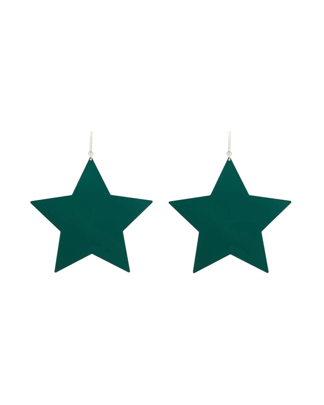 Isabel Marant Green Star-Shaped Earring