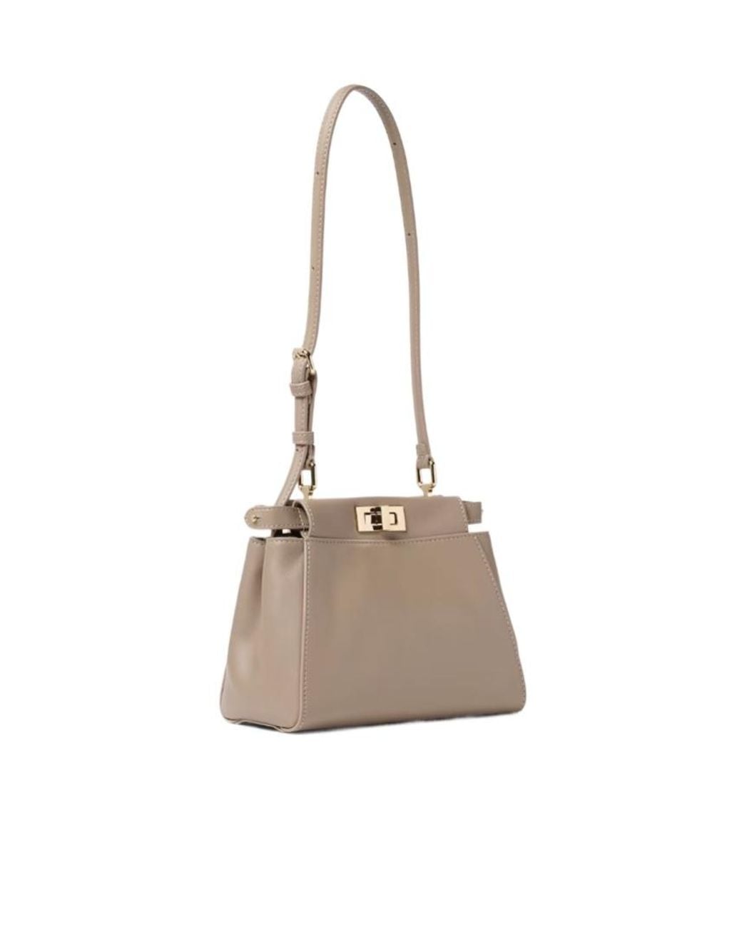 Fendi White My Peekaboo Xs Shoulder Bag