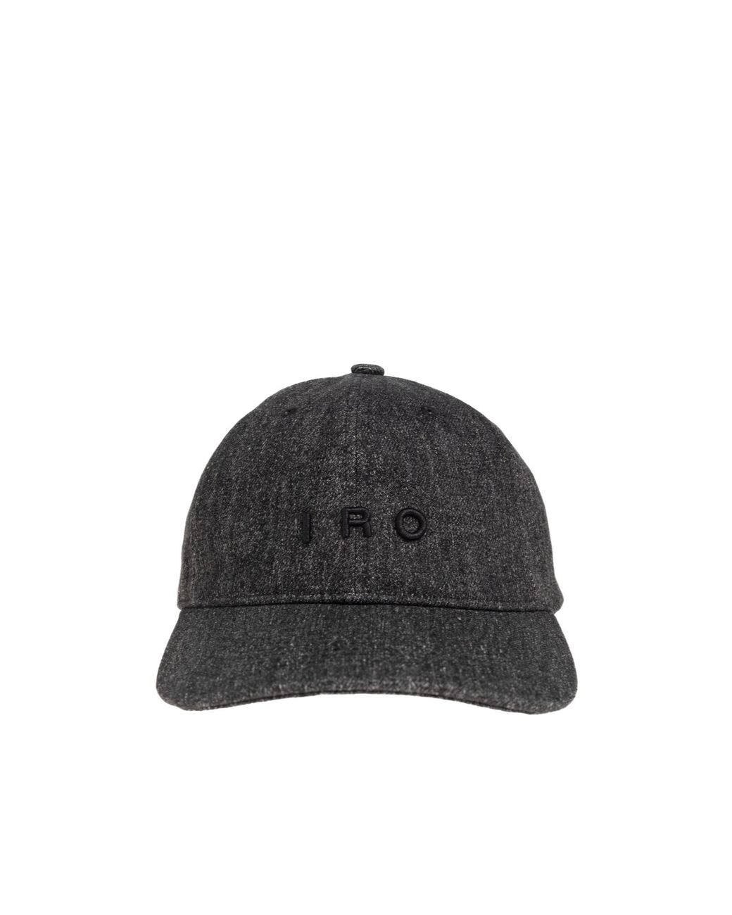 IRO Black Logo-Embroidered Baseball Cap