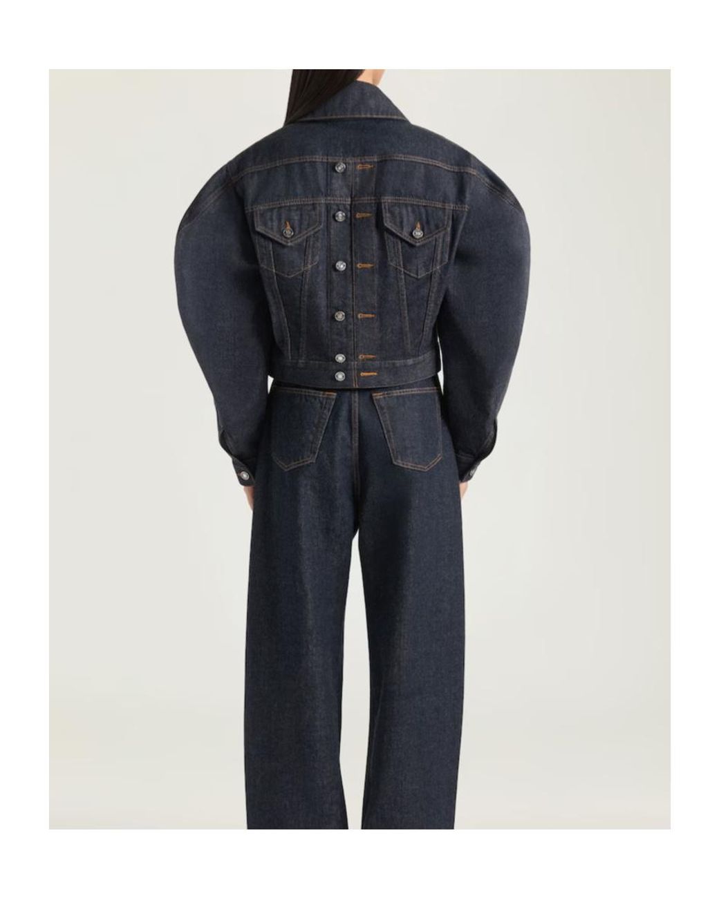 Givenchy Blue Collared Button-Up Denim Jacket