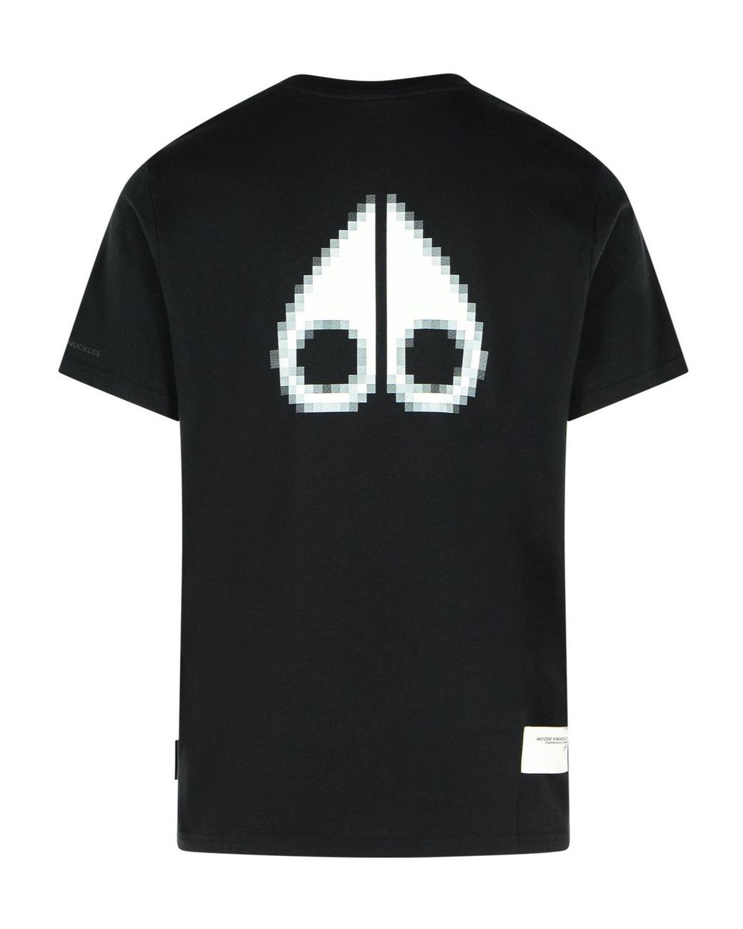 Moose Knuckles Black Cotton T-Shirt for men