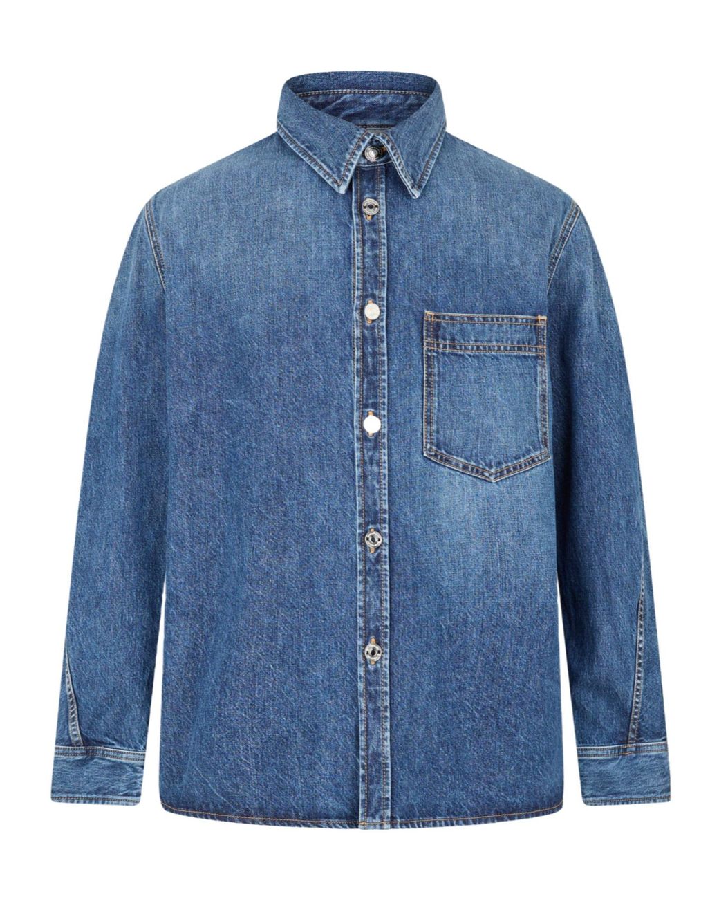 Givenchy Blue Denim Shirt for men