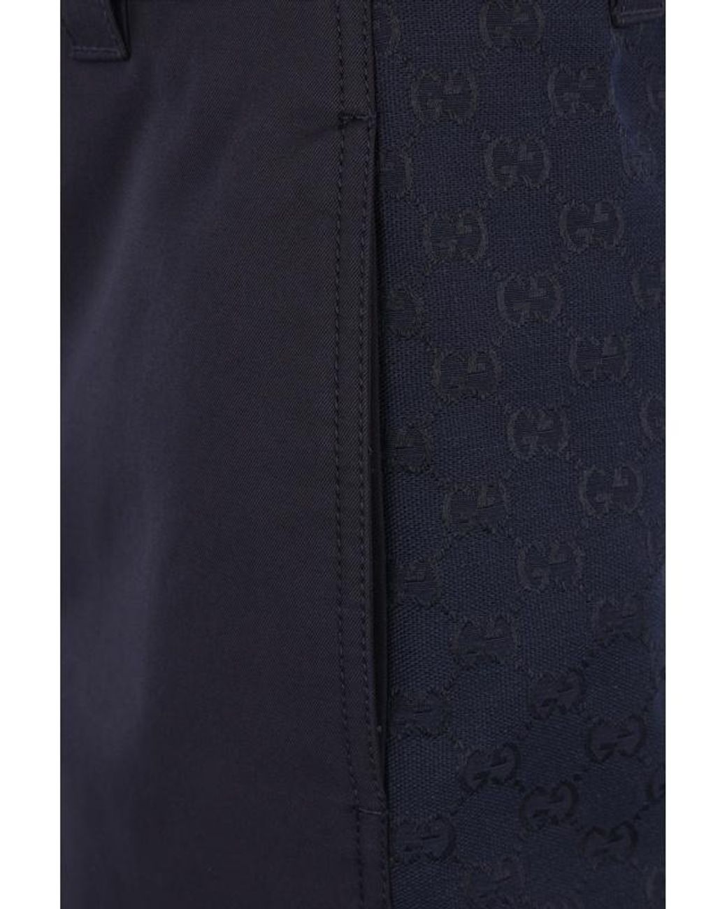 Gucci Blue Cotton Shorts for men