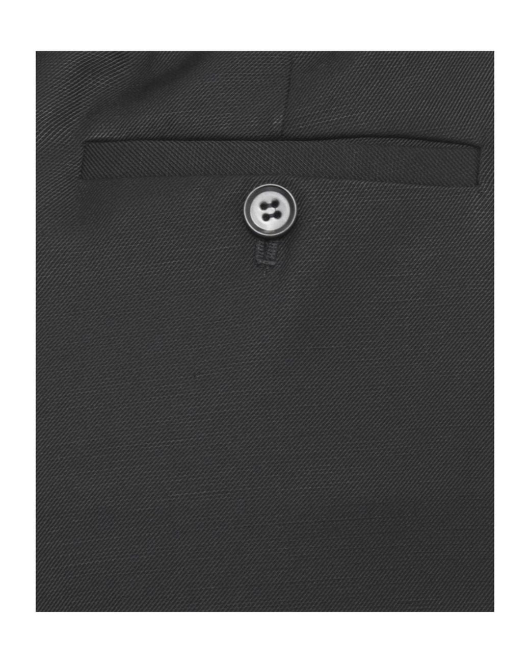Loulou de Saison Black Elastic-Waist Wide-Leg Pants