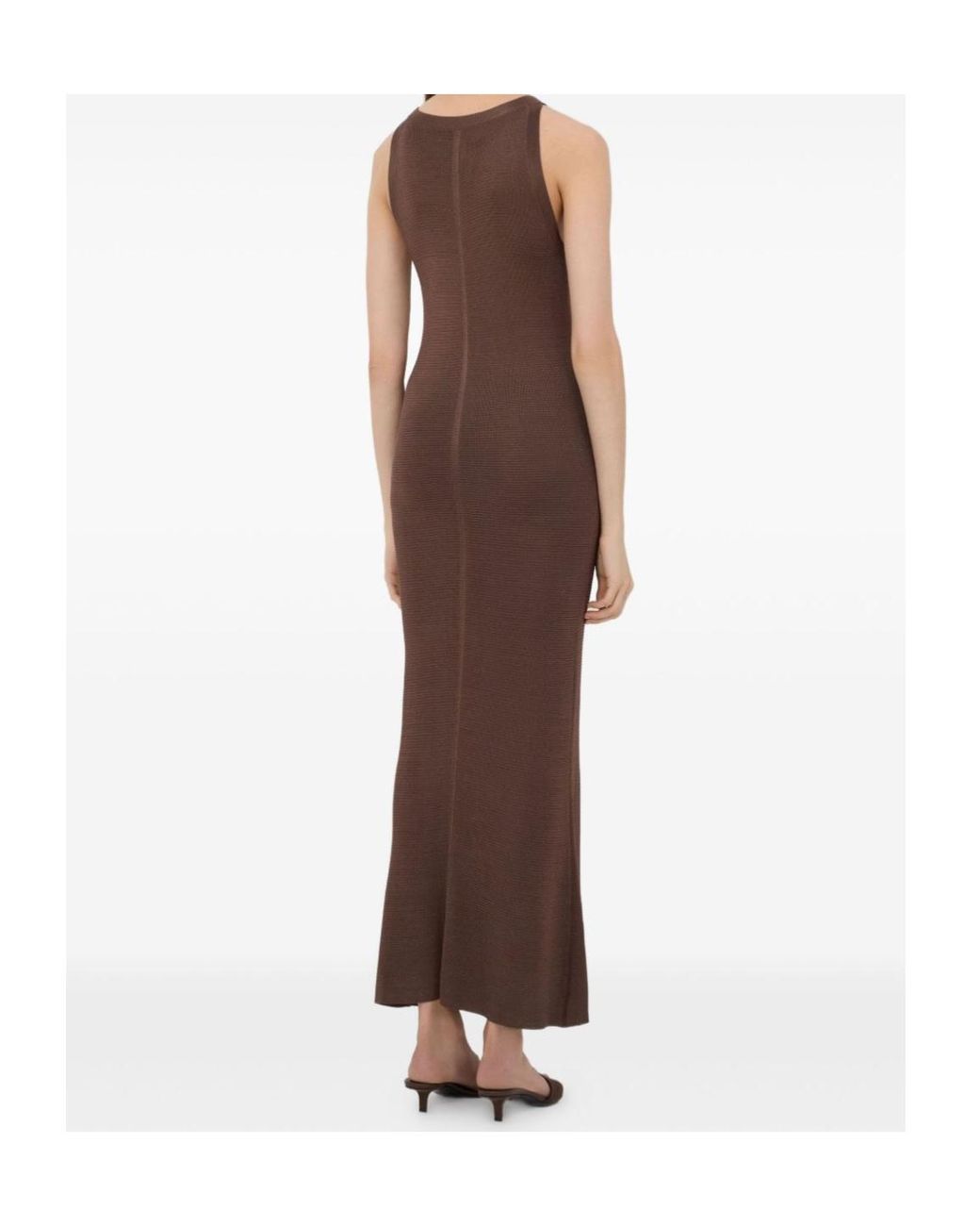Loulou de Saison Brown Sleeveless Long Dress