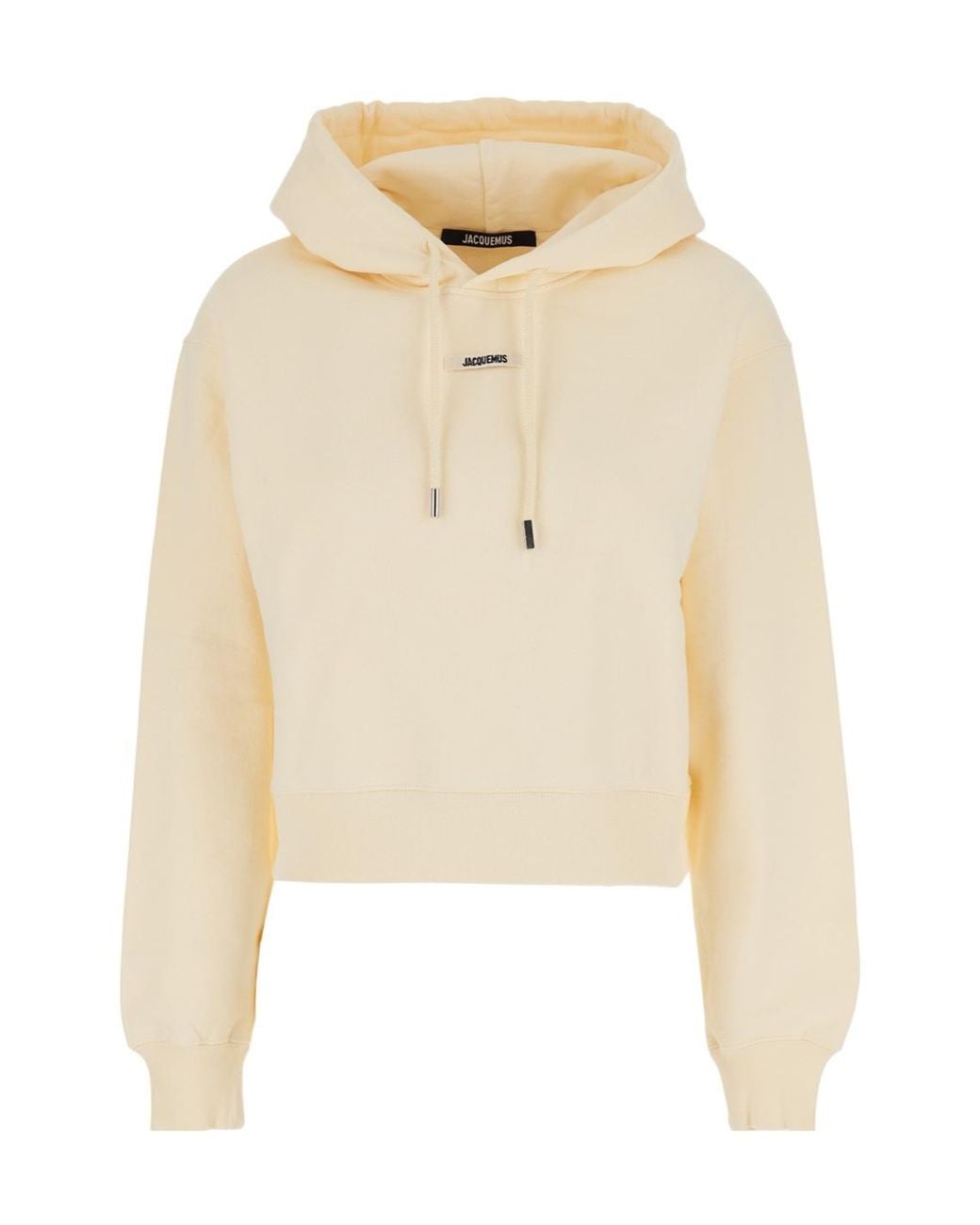 Jacquemus Natural The Gros Grain Drawstring Hoodie