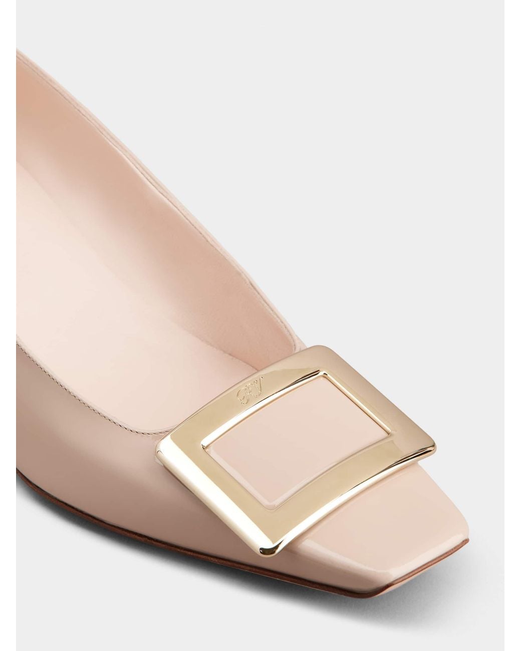 Roger Vivier Pink Belle Vivier Buckle Pumps