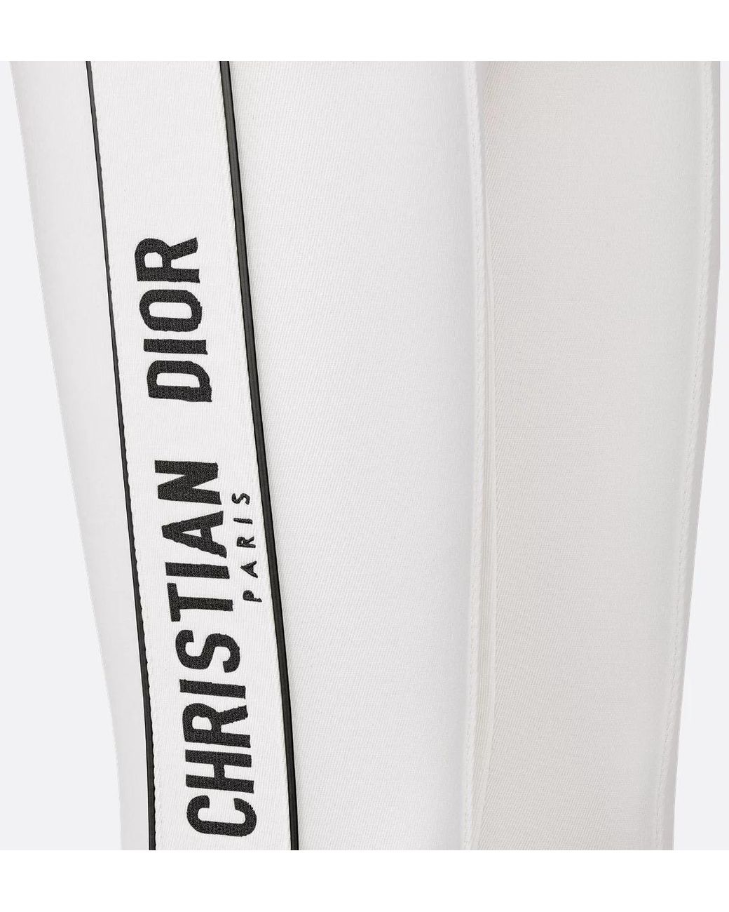 Dior White Alps Fitted Ski Pants