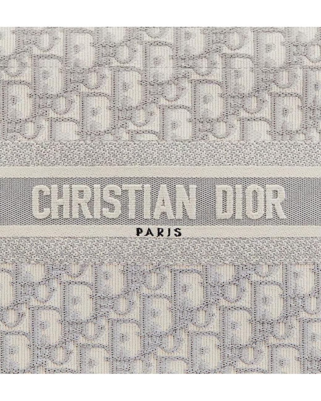 Dior Gray Small Book Tote