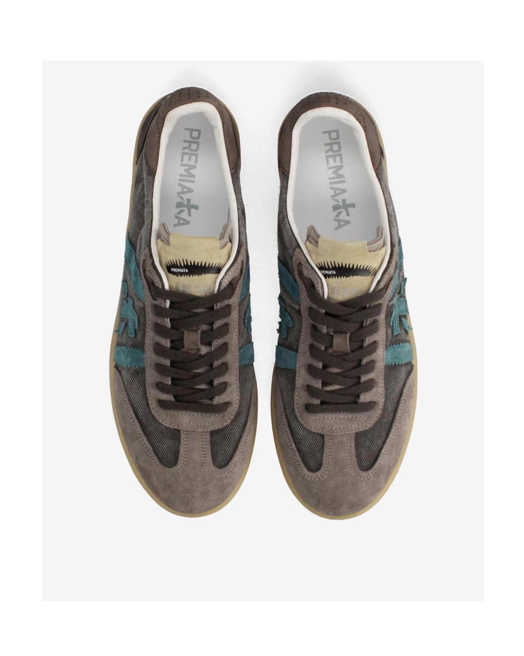 Premiata Blue Low-Top Sneakers for men