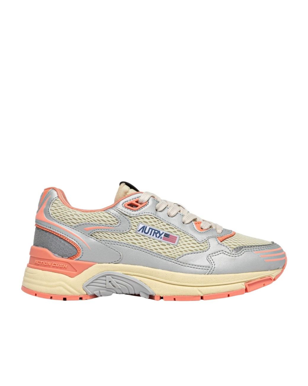 Autry White Hyperway Mesh Panel Sneakers