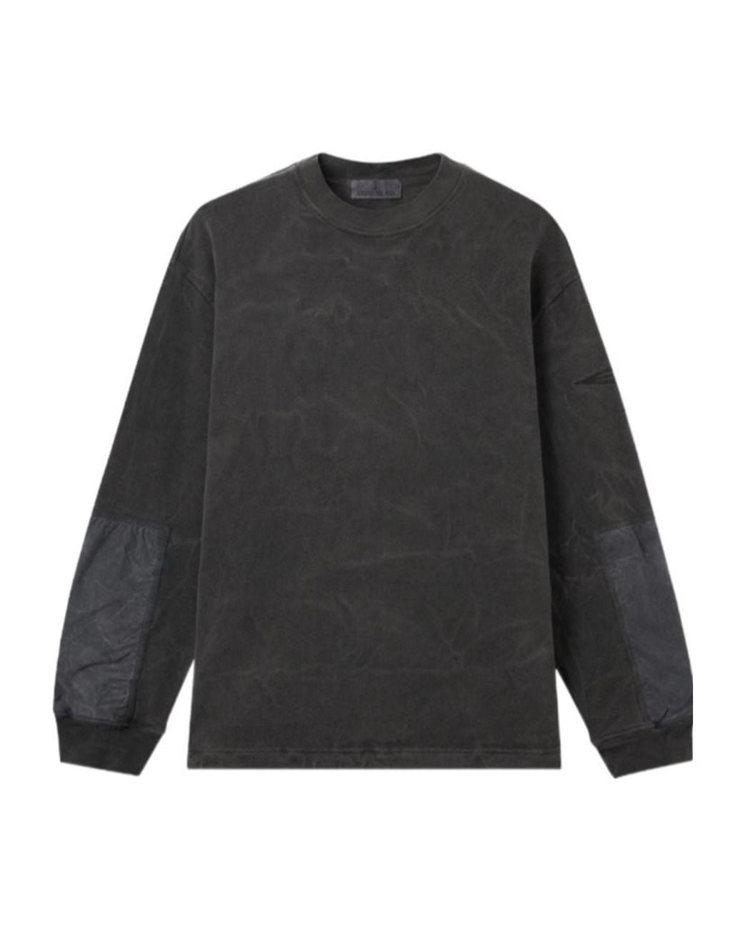 Stone Island Gray Oversized-Fit Crewneck Sweatshirt for men