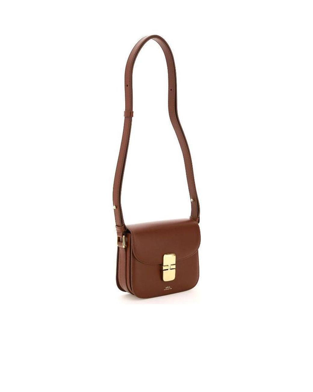 A.P.C. Brown Grace Mini Shoulder Bag