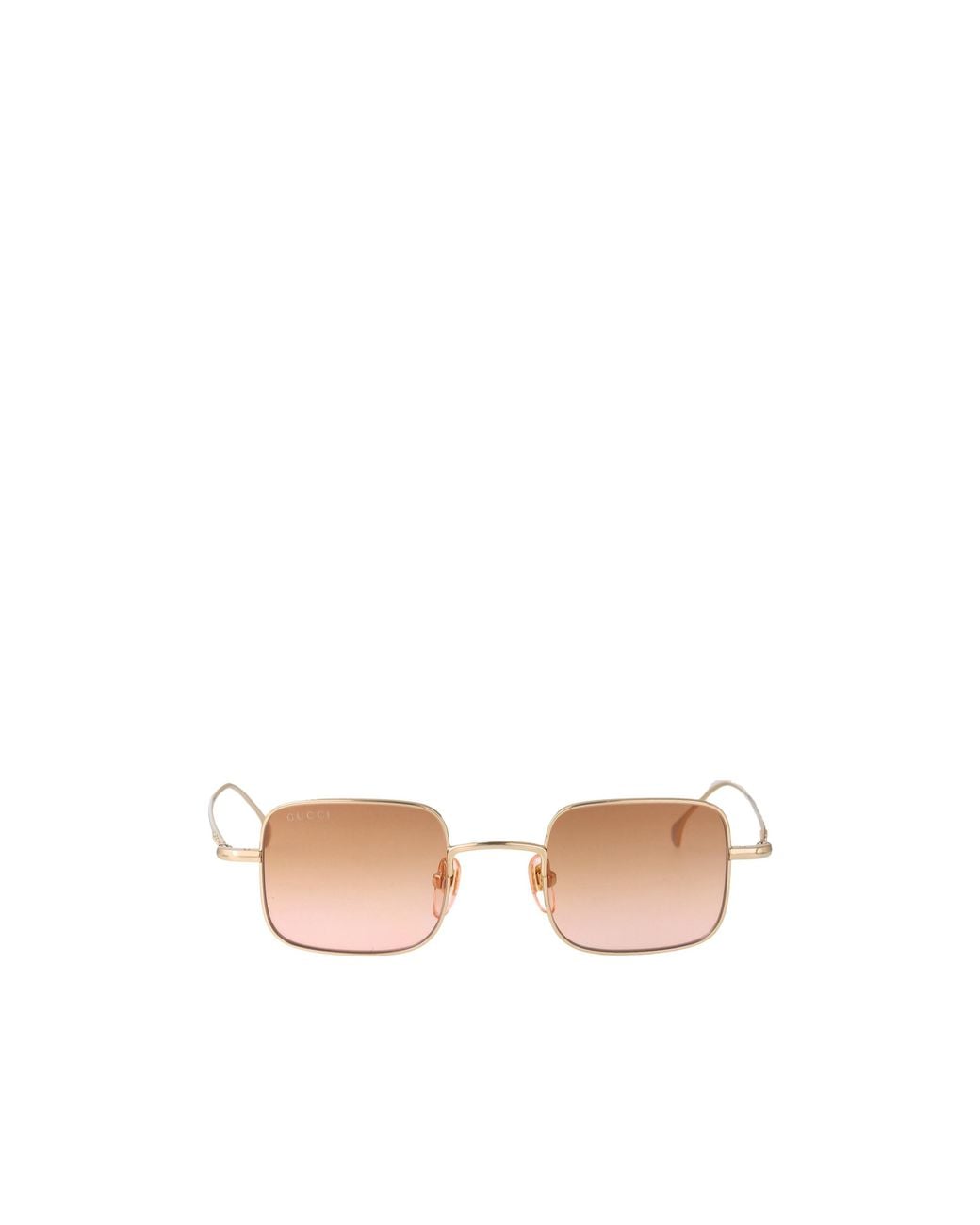 Gucci White Eyewear Square Frame Sunglasses for men